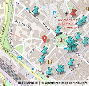 Mappa Via Guglielmo Marcillat, 52100 Arezzo AR, Italia (0.163)