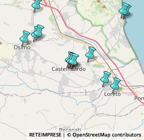 Mappa Via Settimio Soprani, 60222 Castelfidardo AN, Italia (4.03462)