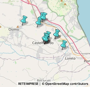 Mappa Via Settimio Soprani, 60222 Castelfidardo AN, Italia (2.03083)