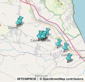 Mappa Via Settimio Soprani, 60222 Castelfidardo AN, Italia (2.82417)