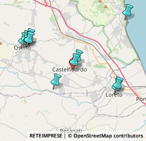 Mappa Via Settimio Soprani, 60222 Castelfidardo AN, Italia (4.69636)