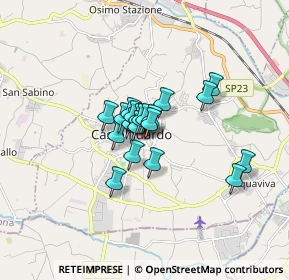 Mappa Via Settimio Soprani, 60222 Castelfidardo AN, Italia (0.991)