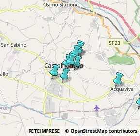 Mappa Via Settimio Soprani, 60222 Castelfidardo AN, Italia (1.13909)