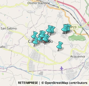 Mappa Via Settimio Soprani, 60222 Castelfidardo AN, Italia (0.98077)