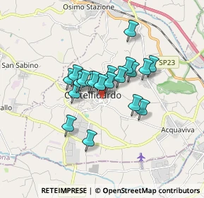 Mappa Via Settimio Soprani, 60222 Castelfidardo AN, Italia (1.2145)