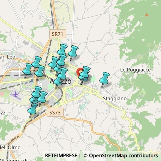 Mappa P.za Falcone e Borsellino, 52100 Arezzo AR, Italia (1.84941)