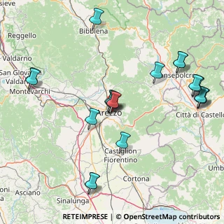 Mappa P.za Falcone e Borsellino, 52100 Arezzo AR, Italia (19.252)