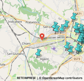 Mappa Via pescaiola, 52100 Arezzo AR, Italia (3.0345)