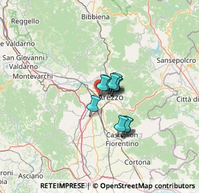 Mappa Via pescaiola, 52100 Arezzo AR, Italia (7.195)