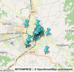 Mappa Via Mannini, 52100 Arezzo AR, Italia (0.755)