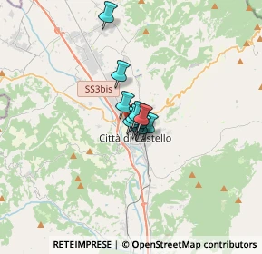 Mappa Via Nazario Sauro, 06012 Città di Castello PG, Italia (1.34)
