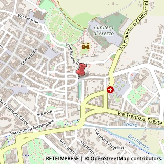Mappa Piazza Porta Crucifera,  9, 52100 Arezzo, Arezzo (Toscana)