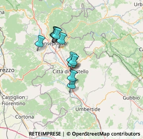 Mappa Via Luciano Manara, 06012 Città di Castello PG, Italia (10.095)