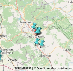Mappa Via Luciano Manara, 06012 Città di Castello PG, Italia (24.07091)