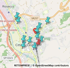 Mappa Via Luciano Manara, 06012 Città di Castello PG, Italia (0.75167)