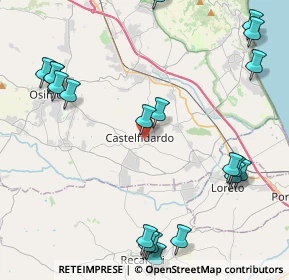 Mappa Via Paolo Soprani, 60022 Castelfidardo AN, Italia (5.7415)