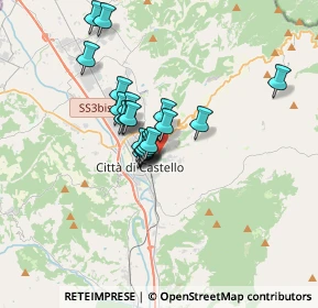 Mappa Via Togliatti Palmiro, 06012 Città di Castello PG, Italia (2.551)
