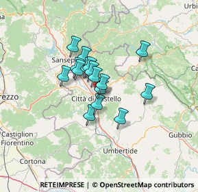 Mappa Via Togliatti Palmiro, 06012 Città di Castello PG, Italia (9.0325)
