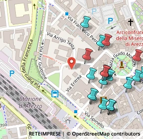 Mappa Via Eritrea, 52100 Arezzo AR, Italia (0.156)