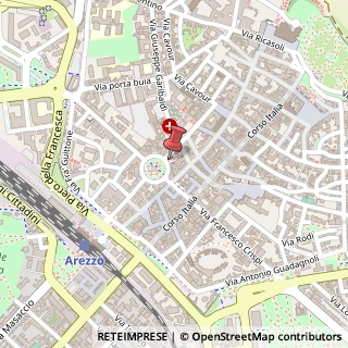Mappa Piazza Guido Monaco, 1/c, 52100 Arezzo, Arezzo (Toscana)