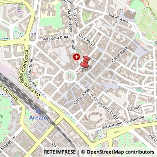 Mappa Via Giuseppe Garibaldi, 111, 52100 Arezzo, Arezzo (Toscana)