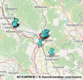 Mappa Via Enrico Lansel, 52100 Arezzo AR, Italia (13.11538)
