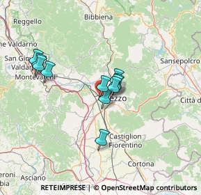 Mappa Via Enrico Lansel, 52100 Arezzo AR, Italia (11.10273)