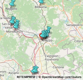 Mappa Via Enrico Lansel, 52100 Arezzo AR, Italia (18.08571)