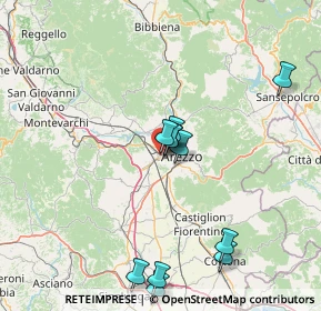 Mappa Via Enrico Lansel, 52100 Arezzo AR, Italia (15.53182)