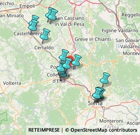 Mappa Località Talciona, 53036 Poggibonsi SI, Italia (14.44)