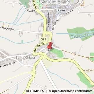 Mappa Via Baccanella, 8, 53037 San Gimignano, Siena (Toscana)