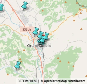 Mappa Via G. Perugini, 06012 Città di Castello PG, Italia (2.90364)