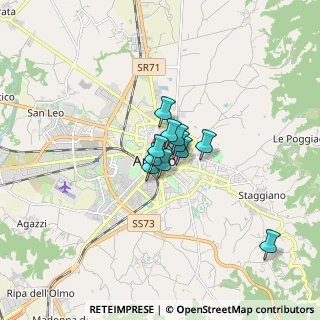 Mappa Via di Ser Petraccolo, 52100 Arezzo AR, Italia (0.87636)