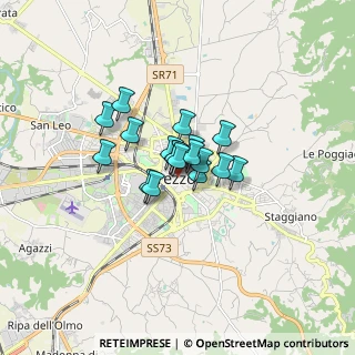 Mappa Via di Ser Petraccolo, 52100 Arezzo AR, Italia (0.91778)