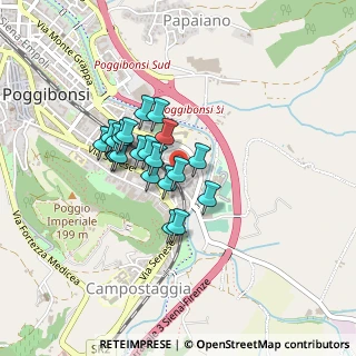 Mappa Via Carlo Iozzi Località Romituzzo, 53036 Poggibonsi SI, Italia (0.3125)