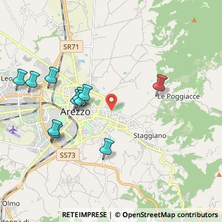 Mappa Via Corrado Lazzeri, 52100 Arezzo AR, Italia (2.23545)