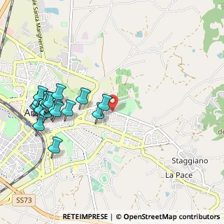 Mappa Via Francesco Redi, 52100 Arezzo AR, Italia (1.2295)