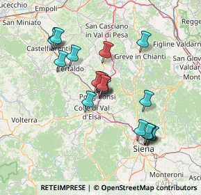 Mappa Via Giuseppe Giusti, 53036 Poggibonsi SI, Italia (13.30211)