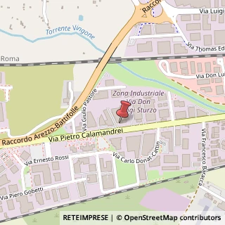 Mappa Via Piero Calamandrei, 134, 52100 Arezzo, Arezzo (Toscana)