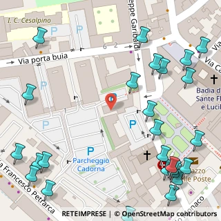 Mappa Piazza Amintore Fanfani, 52100 Arezzo AR, Italia (0.09231)