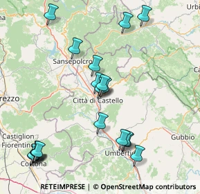 Mappa Via Aldo Bologni, 06012 Città di Castello PG, Italia (18.8655)