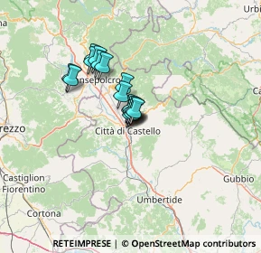 Mappa Via Aldo Bologni, 06012 Città di Castello PG, Italia (8.04)