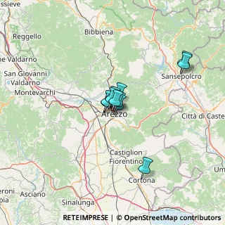 Mappa Via Dino Menci, 52100 Arezzo AR, Italia (7.76727)