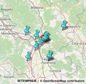 Mappa Via Dino Menci, 52100 Arezzo AR, Italia (8.65625)