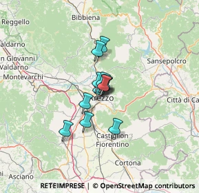 Mappa Via Dino Menci, 52100 Arezzo AR, Italia (7.00917)