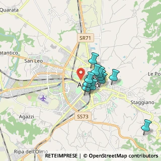 Mappa Via Dino Menci, 52100 Arezzo AR, Italia (1.26455)