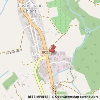 Mappa Via dell'Artigianato, 1, 53011 Castellina in Chianti, Siena (Toscana)