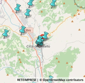 Mappa Viale Aldo Bologni, 06012 Città di Castello PG, Italia (4.188)