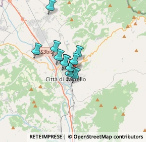 Mappa Viale Aldo Bologni, 06012 Città di Castello PG, Italia (2.07636)