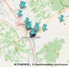 Mappa Viale Aldo Bologni, 06012 Città di Castello PG, Italia (2.4315)